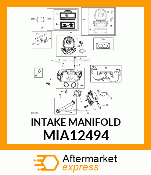 INTAKE MANIFOLD MIA12494