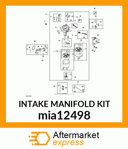 INTAKE MANIFOLD KIT mia12498