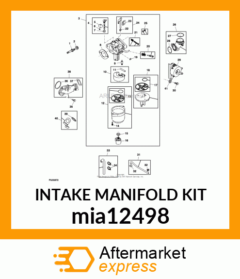 INTAKE MANIFOLD KIT mia12498