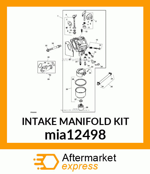 INTAKE MANIFOLD KIT mia12498