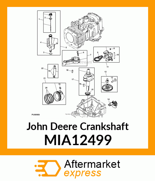 CRANKSHAFT MIA12499