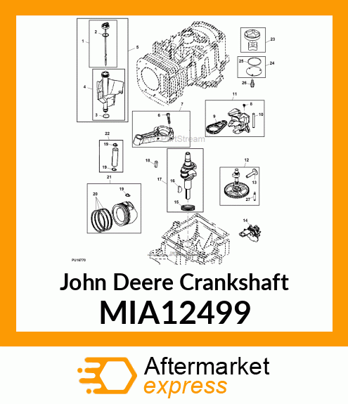 CRANKSHAFT MIA12499