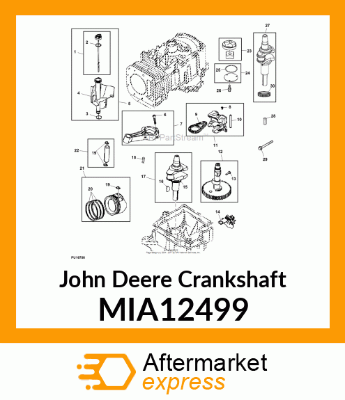 CRANKSHAFT MIA12499