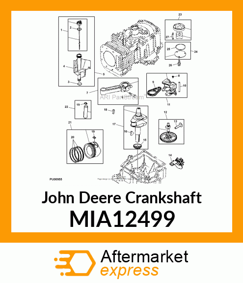 CRANKSHAFT MIA12499