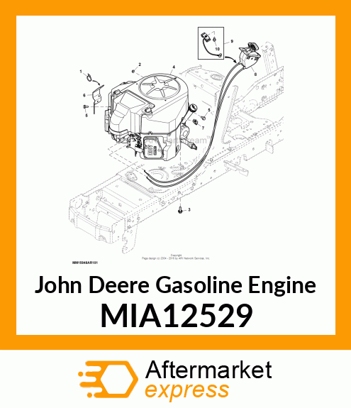 GASOLINE ENGINE, KAWASAKI FS651V MIA12529