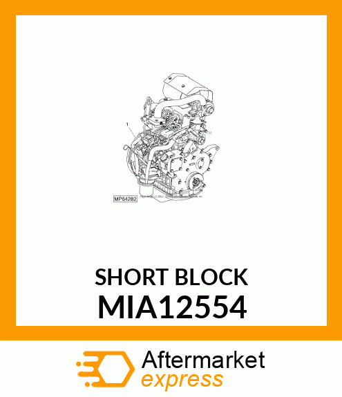 SHORT BLOCK MIA12554