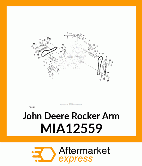 INTAKE ROCKER ARM MIA12559