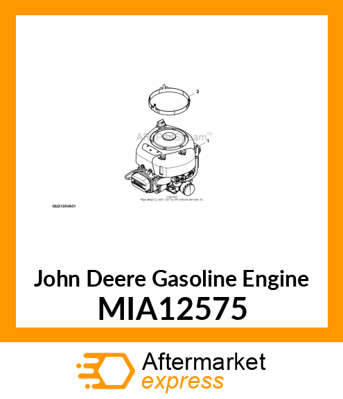 GASOLINE ENGINE, ENGINE,GAS,BRIGGS, MIA12575