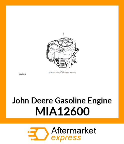 GASOLINE ENGINE, KAWASAKI FS730V MIA12600