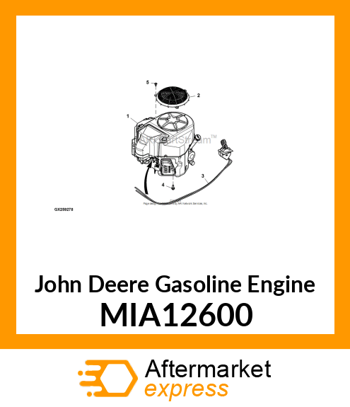 GASOLINE ENGINE, KAWASAKI FS730V MIA12600