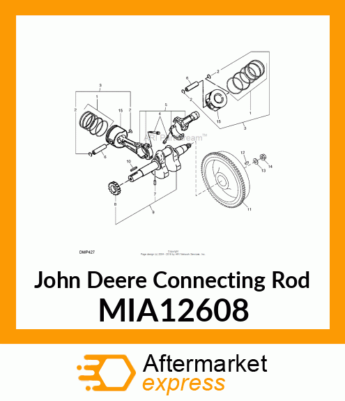 ROD ASSEMBLY, CONNECTING MIA12608