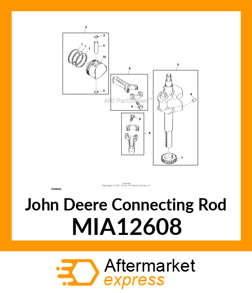 ROD ASSEMBLY, CONNECTING MIA12608