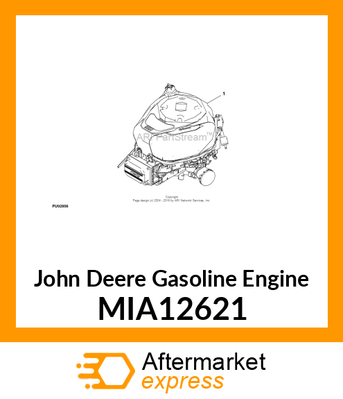 GASOLINE ENGINE, BRIGGS M33 540CC MIA12621