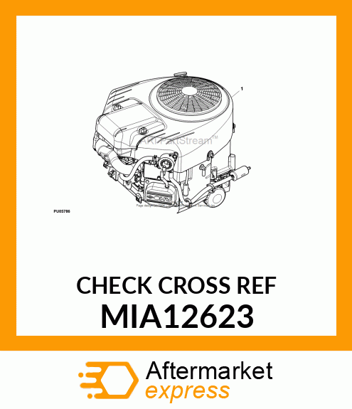 GASOLINE ENGINE, BRIGGS M44 724CC MIA12623