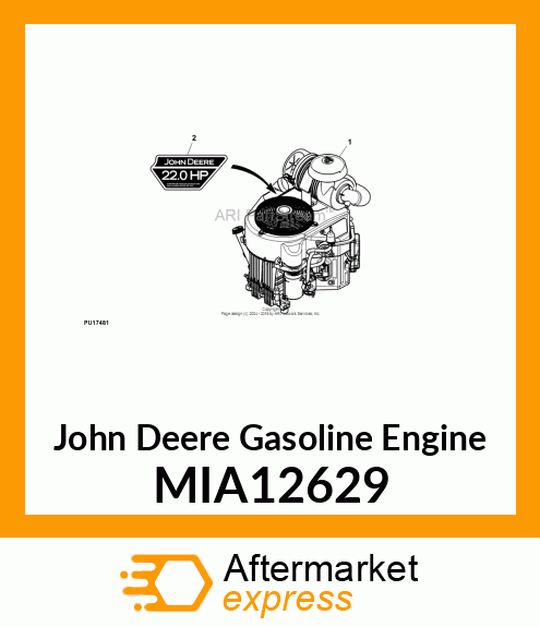 GASOLINE ENGINE, KAWASAKI FX691V MIA12629