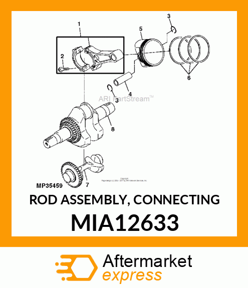 ROD ASSEMBLY, CONNECTING MIA12633