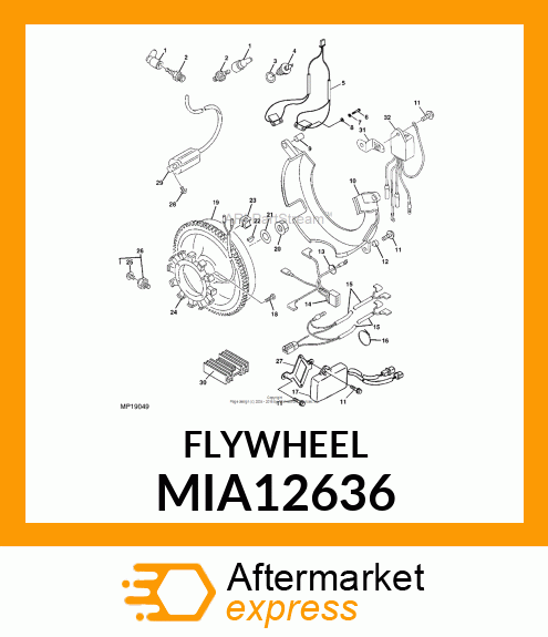 FLYWHEEL MIA12636