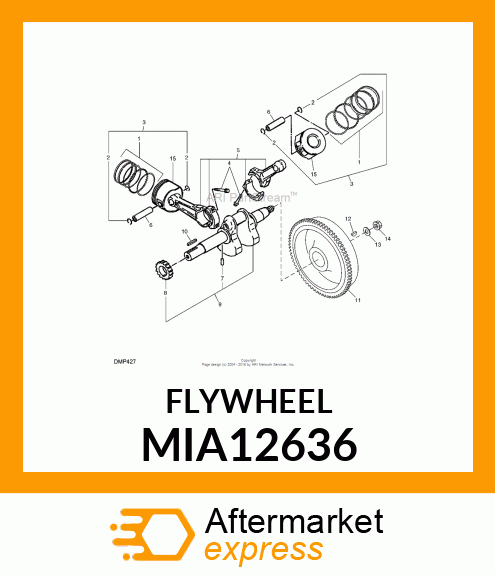 FLYWHEEL MIA12636