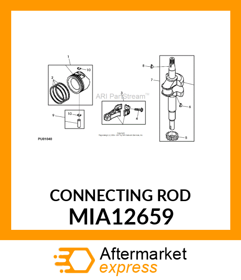 CONNECTING ROD MIA12659