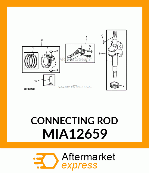 CONNECTING ROD MIA12659