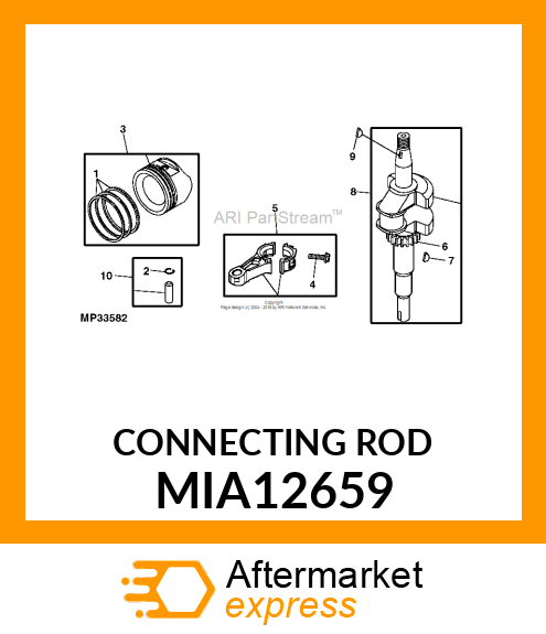 CONNECTING ROD MIA12659