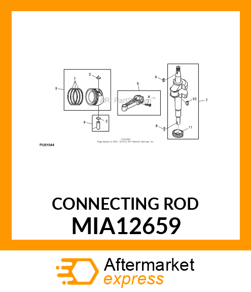 CONNECTING ROD MIA12659