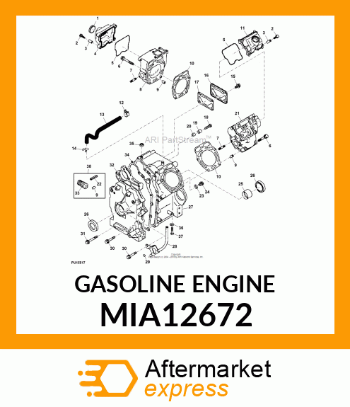 GASOLINE ENGINE MIA12672