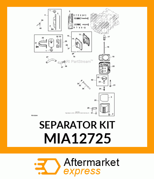 KIT, BREATHER SEPARATOR MIA12725