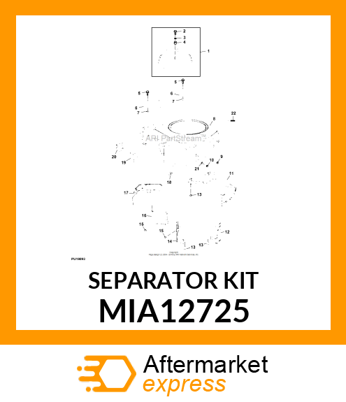 KIT, BREATHER SEPARATOR MIA12725