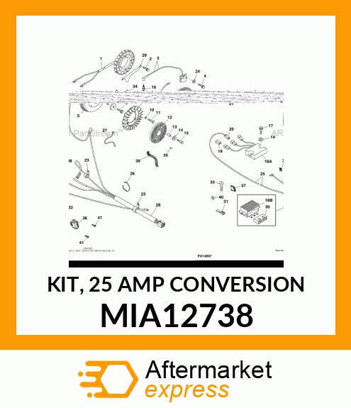 KIT, 25 AMP CONVERSION MIA12738