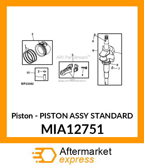 Piston MIA12751