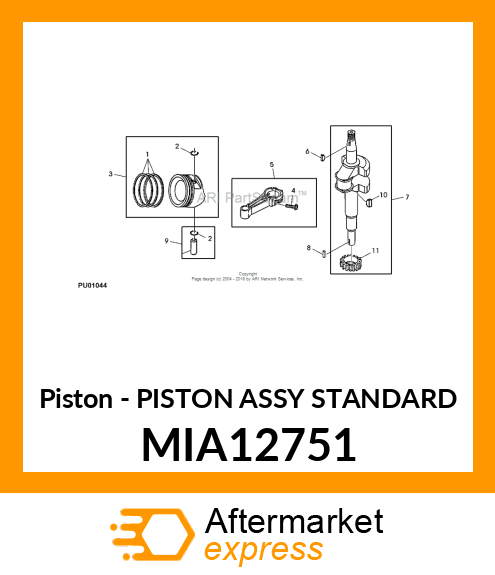 Piston MIA12751