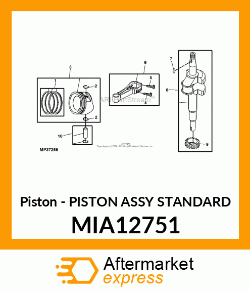 Piston MIA12751