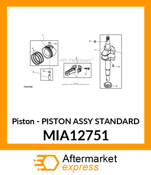 Piston MIA12751