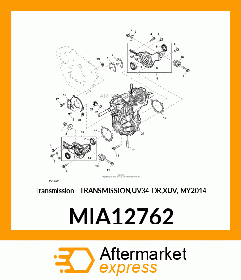 Transmission - TRANSMISSION,UV34-DR,XUV, MY2014 MIA12762