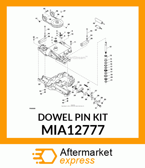 DOWEL PIN KIT MIA12777