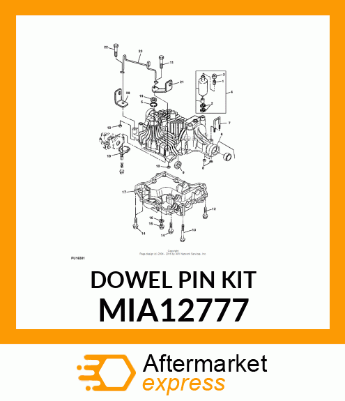 DOWEL PIN KIT MIA12777