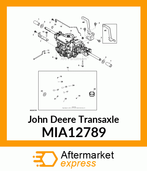 TRANSAXLE, RDRC,K46CY MIA12789