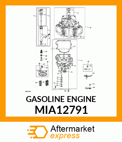 GASOLINE ENGINE MIA12791