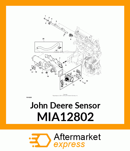 THROTTLE POSTION SENSOR MIA12802