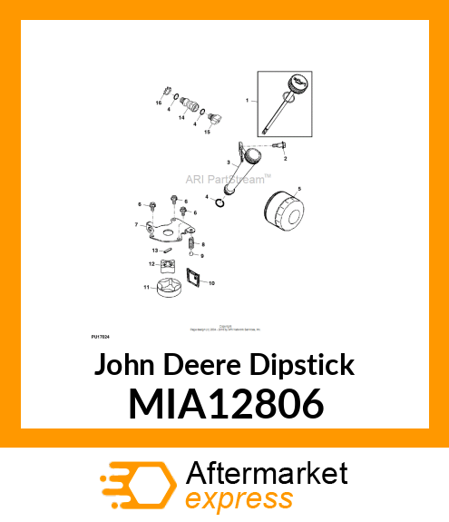 DIPSTICK amp; CAP ASSEMBLY MIA12806