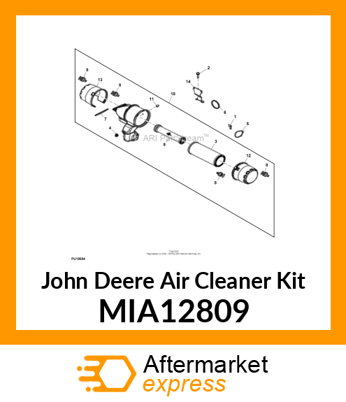 AIR CLEANER, ASSEMBLY MIA12809