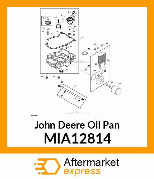 OIL PAN MIA12814