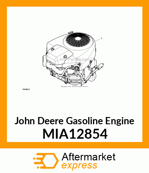 GASOLINE ENGINE, ENG,BRIGGS,MY15,X1 MIA12854