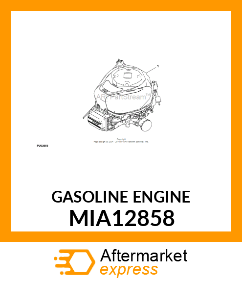 GASOLINE ENGINE MIA12858