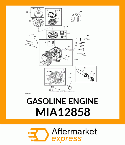 GASOLINE ENGINE MIA12858
