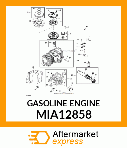 GASOLINE ENGINE MIA12858