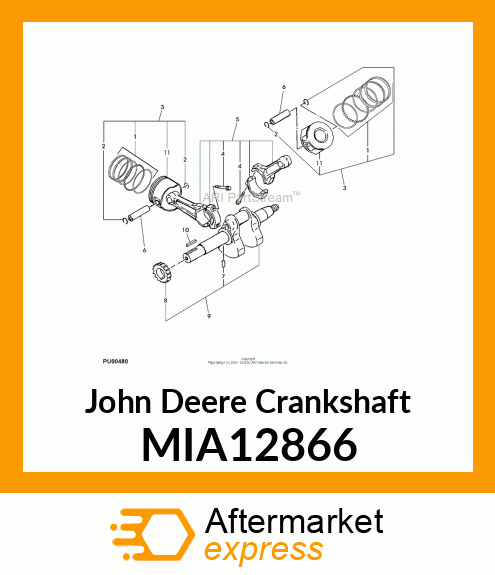 CRANKSHAFT ASSY MIA12866