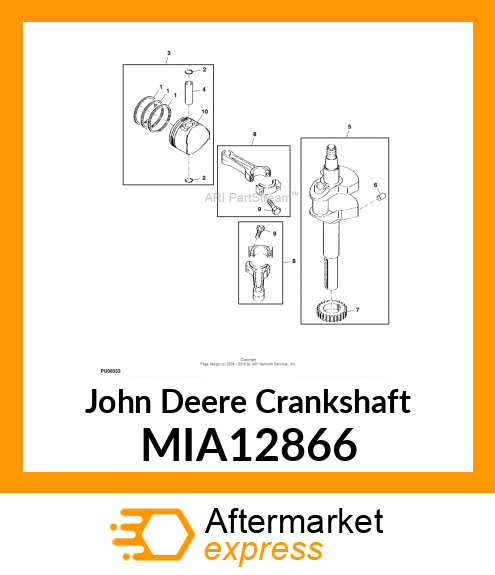 CRANKSHAFT ASSY MIA12866