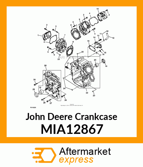 COVER, CRANKCASE MIA12867